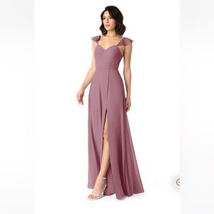 Azazie Everett Vintage Mauve Dress Size A4